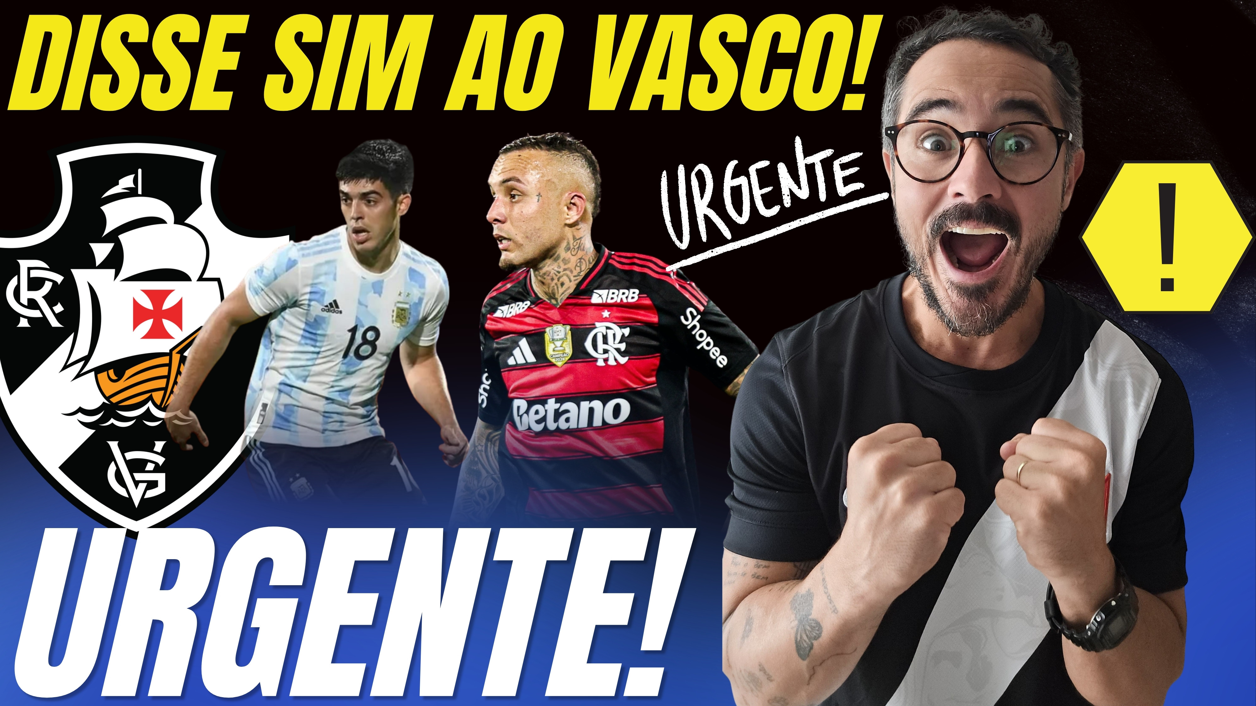 MEIA ARGENTINO DISSE SIM AO VASCO DA GAMA