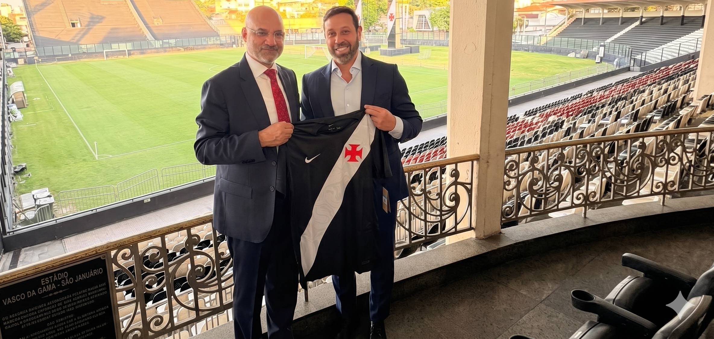 São Januário recebe visita oficial do embaixador da Índia no Brasil