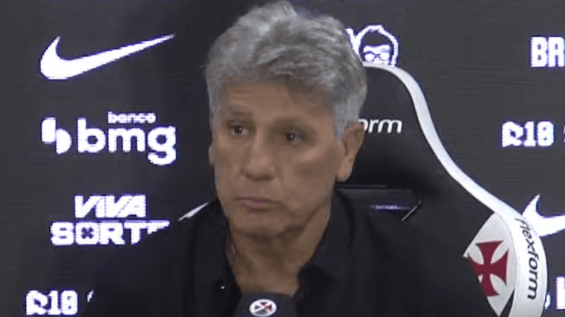 Diretoria do Vasco estaria reunida com Renato Gaúcho para definir futuro do técnico