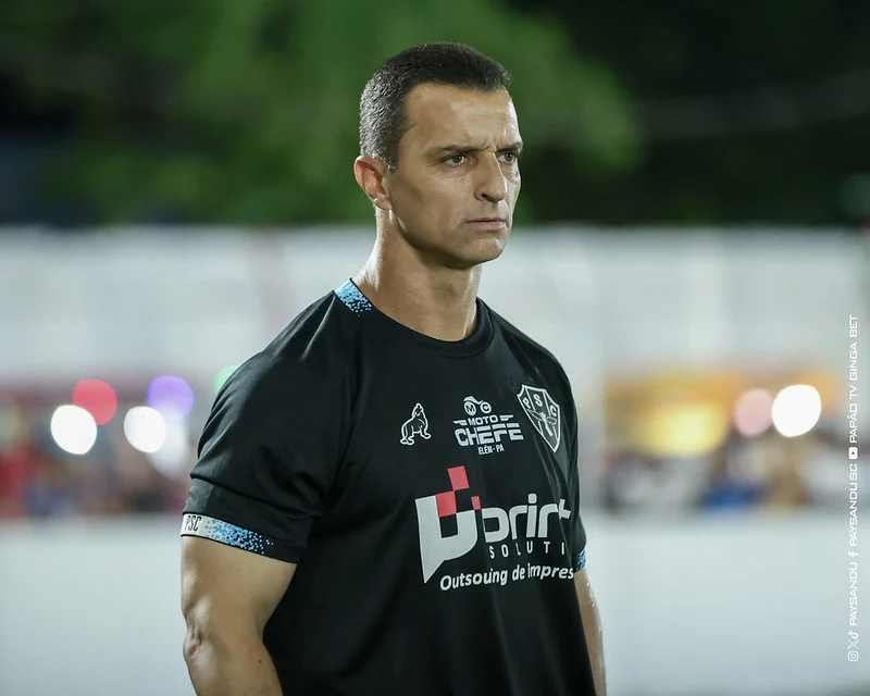 Técnico do Paysandu confirma 'força máxima' contra o Vasco na Copa do Brasil