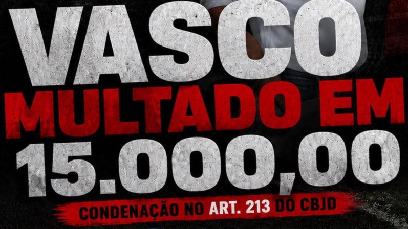 Vasco é multado em R$ 20 mil pelo STJD por arremesso de objetos contra o Red Bull Bragantino